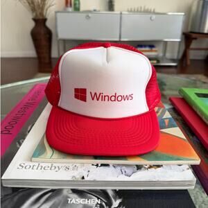 Microsoft Windows Snapback Vintage Trucker Hat